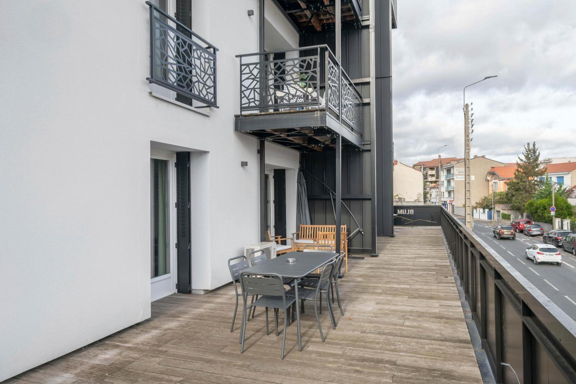 Residence Leon Blum - Appartements Design - Parking Clermont-Ferrand Zewnętrze zdjęcie